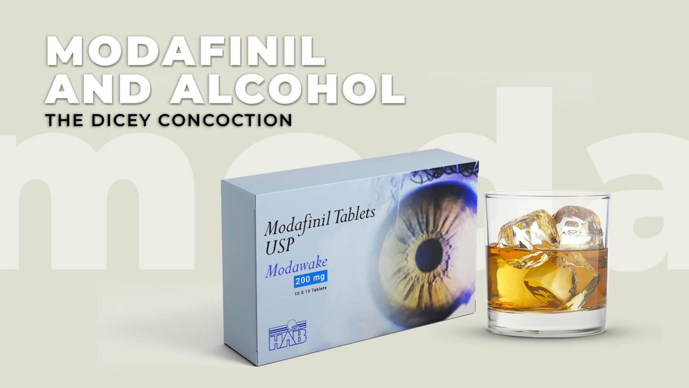 1. Modafinil and Alcohol – The Dicey Concoction