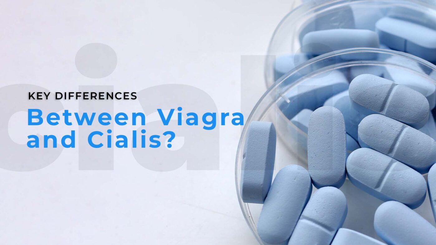 2. What are the key differences in duration of effect between Viagra and Cialis